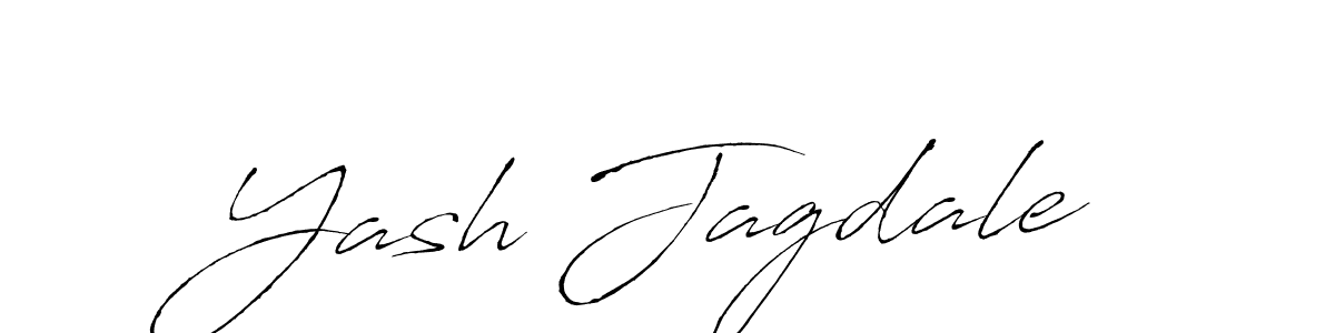 Create a beautiful signature design for name Yash Jagdale. With this signature (Antro_Vectra) fonts, you can make a handwritten signature for free. Yash Jagdale signature style 6 images and pictures png