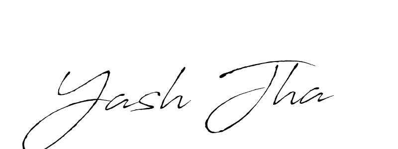 Use a signature maker to create a handwritten signature online. With this signature software, you can design (Antro_Vectra) your own signature for name Yash Jha. Yash Jha signature style 6 images and pictures png