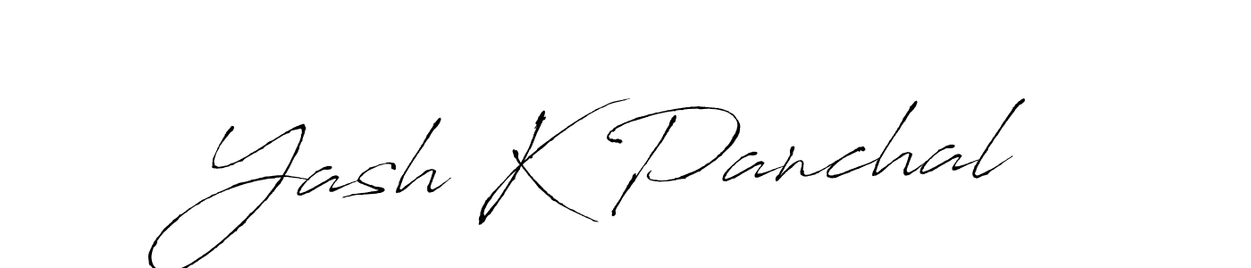 Make a beautiful signature design for name Yash K Panchal. Use this online signature maker to create a handwritten signature for free. Yash K Panchal signature style 6 images and pictures png
