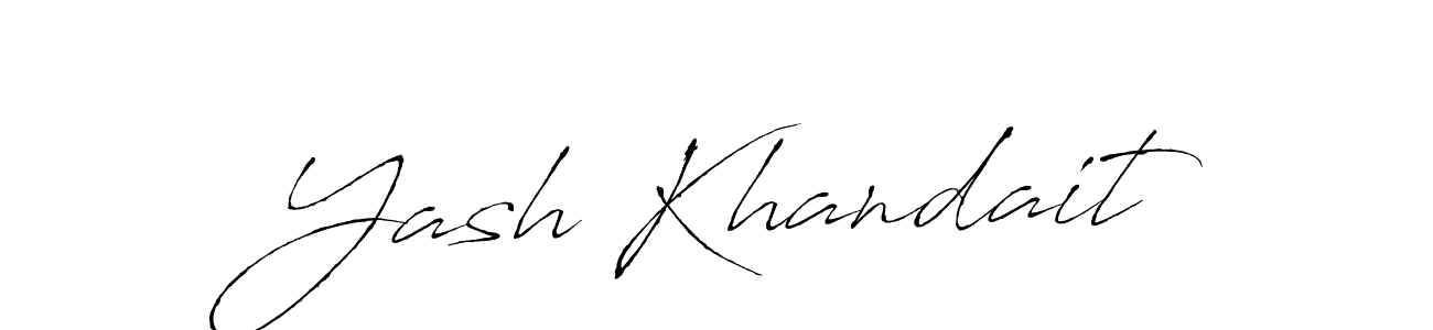 Also You can easily find your signature by using the search form. We will create Yash Khandait name handwritten signature images for you free of cost using Antro_Vectra sign style. Yash Khandait signature style 6 images and pictures png