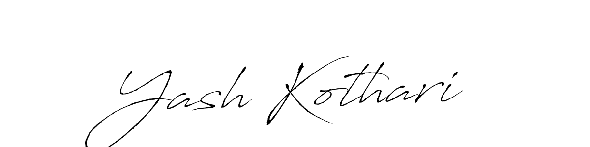 Once you've used our free online signature maker to create your best signature Antro_Vectra style, it's time to enjoy all of the benefits that Yash Kothari name signing documents. Yash Kothari signature style 6 images and pictures png