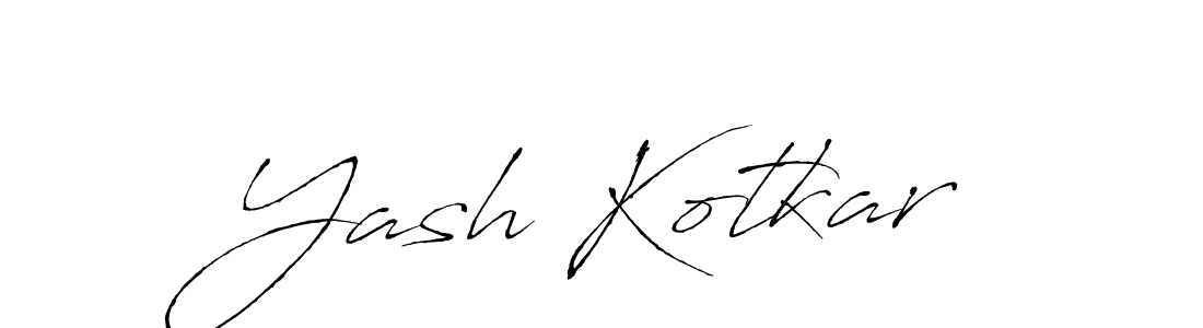 Also we have Yash Kotkar name is the best signature style. Create professional handwritten signature collection using Antro_Vectra autograph style. Yash Kotkar signature style 6 images and pictures png
