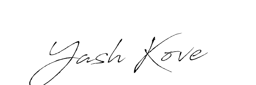 Also we have Yash Kove name is the best signature style. Create professional handwritten signature collection using Antro_Vectra autograph style. Yash Kove signature style 6 images and pictures png