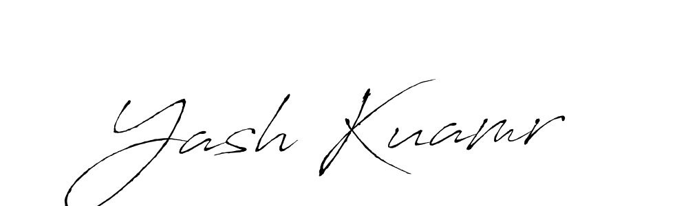 You should practise on your own different ways (Antro_Vectra) to write your name (Yash Kuamr) in signature. don't let someone else do it for you. Yash Kuamr signature style 6 images and pictures png