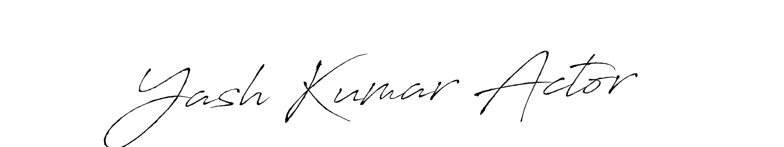 How to make Yash Kumar Actor name signature. Use Antro_Vectra style for creating short signs online. This is the latest handwritten sign. Yash Kumar Actor signature style 6 images and pictures png