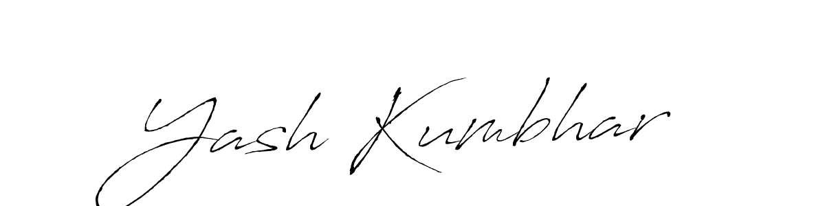 The best way (Antro_Vectra) to make a short signature is to pick only two or three words in your name. The name Yash Kumbhar include a total of six letters. For converting this name. Yash Kumbhar signature style 6 images and pictures png