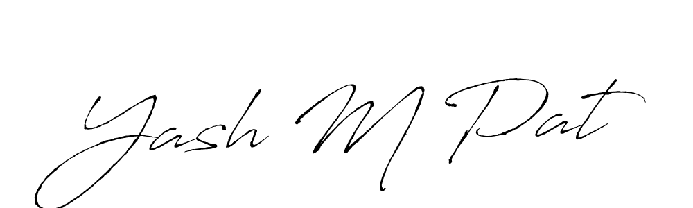 This is the best signature style for the Yash M Pat name. Also you like these signature font (Antro_Vectra). Mix name signature. Yash M Pat signature style 6 images and pictures png