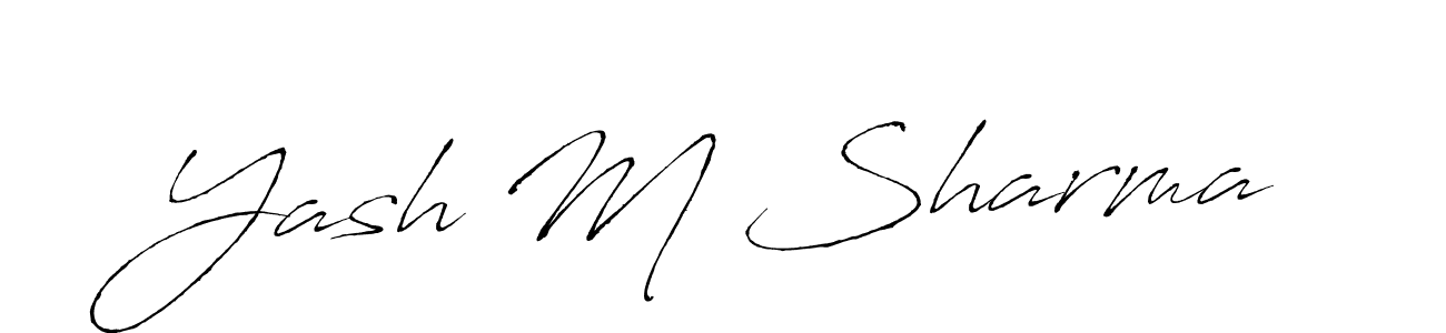 You can use this online signature creator to create a handwritten signature for the name Yash M Sharma. This is the best online autograph maker. Yash M Sharma signature style 6 images and pictures png