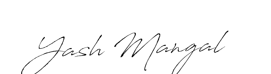 Also we have Yash Mangal name is the best signature style. Create professional handwritten signature collection using Antro_Vectra autograph style. Yash Mangal signature style 6 images and pictures png