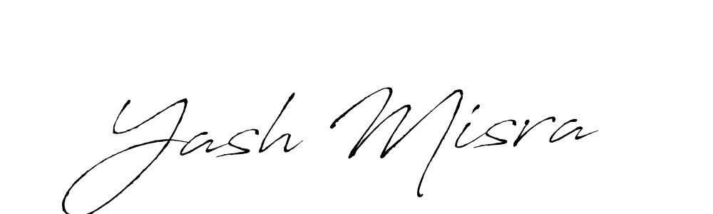 Antro_Vectra is a professional signature style that is perfect for those who want to add a touch of class to their signature. It is also a great choice for those who want to make their signature more unique. Get Yash Misra name to fancy signature for free. Yash Misra signature style 6 images and pictures png