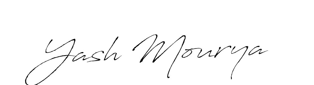 How to make Yash Mourya signature? Antro_Vectra is a professional autograph style. Create handwritten signature for Yash Mourya name. Yash Mourya signature style 6 images and pictures png
