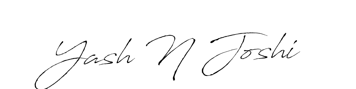 How to make Yash N Joshi name signature. Use Antro_Vectra style for creating short signs online. This is the latest handwritten sign. Yash N Joshi signature style 6 images and pictures png