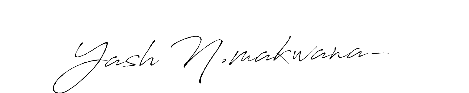 Similarly Antro_Vectra is the best handwritten signature design. Signature creator online .You can use it as an online autograph creator for name Yash N.makwana-. Yash N.makwana- signature style 6 images and pictures png