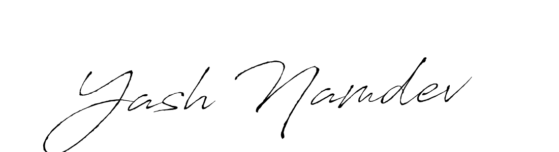 Use a signature maker to create a handwritten signature online. With this signature software, you can design (Antro_Vectra) your own signature for name Yash Namdev. Yash Namdev signature style 6 images and pictures png