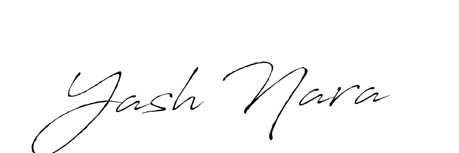 You can use this online signature creator to create a handwritten signature for the name Yash Nara. This is the best online autograph maker. Yash Nara signature style 6 images and pictures png