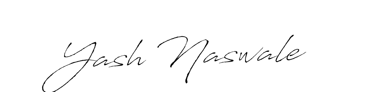 Yash Naswale stylish signature style. Best Handwritten Sign (Antro_Vectra) for my name. Handwritten Signature Collection Ideas for my name Yash Naswale. Yash Naswale signature style 6 images and pictures png