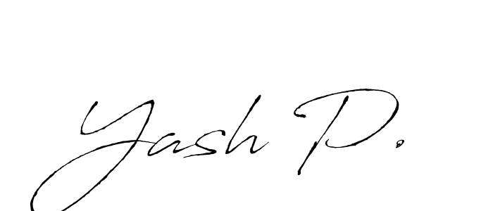 Make a beautiful signature design for name Yash P.. Use this online signature maker to create a handwritten signature for free. Yash P. signature style 6 images and pictures png