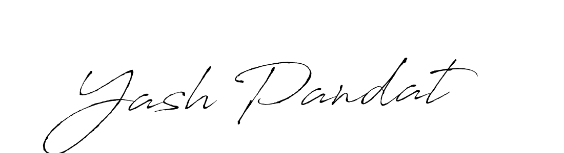 The best way (Antro_Vectra) to make a short signature is to pick only two or three words in your name. The name Yash Pandat include a total of six letters. For converting this name. Yash Pandat signature style 6 images and pictures png