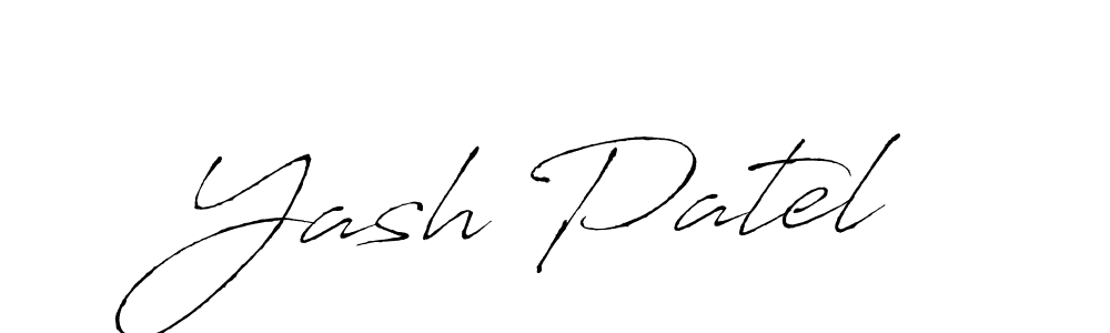 Design your own signature with our free online signature maker. With this signature software, you can create a handwritten (Antro_Vectra) signature for name Yash Patel. Yash Patel signature style 6 images and pictures png