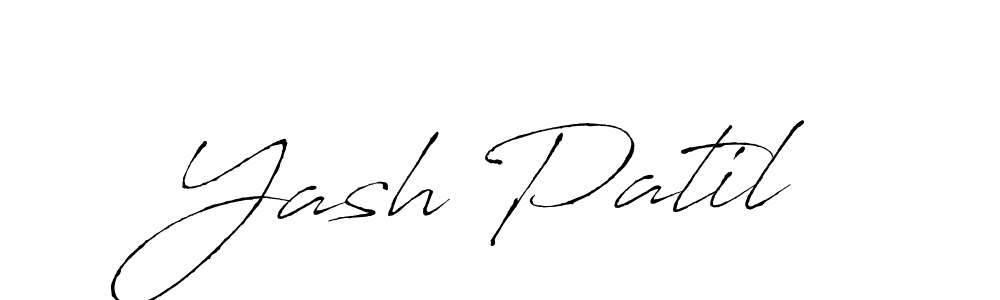 Use a signature maker to create a handwritten signature online. With this signature software, you can design (Antro_Vectra) your own signature for name Yash Patil. Yash Patil signature style 6 images and pictures png