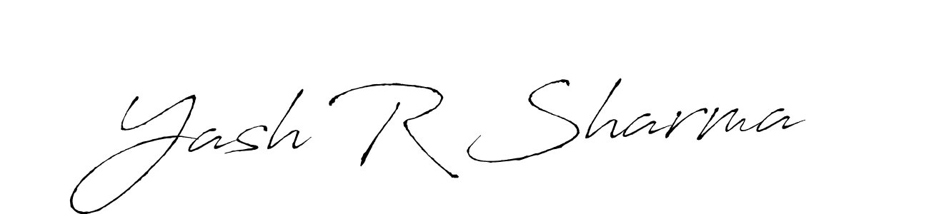 if you are searching for the best signature style for your name Yash R Sharma. so please give up your signature search. here we have designed multiple signature styles  using Antro_Vectra. Yash R Sharma signature style 6 images and pictures png