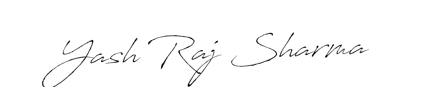 Design your own signature with our free online signature maker. With this signature software, you can create a handwritten (Antro_Vectra) signature for name Yash Raj Sharma. Yash Raj Sharma signature style 6 images and pictures png
