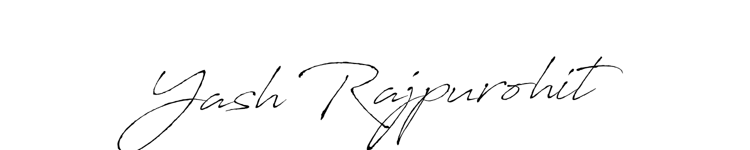 Yash Rajpurohit stylish signature style. Best Handwritten Sign (Antro_Vectra) for my name. Handwritten Signature Collection Ideas for my name Yash Rajpurohit. Yash Rajpurohit signature style 6 images and pictures png