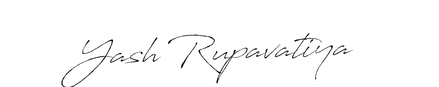 It looks lik you need a new signature style for name Yash Rupavatiya. Design unique handwritten (Antro_Vectra) signature with our free signature maker in just a few clicks. Yash Rupavatiya signature style 6 images and pictures png