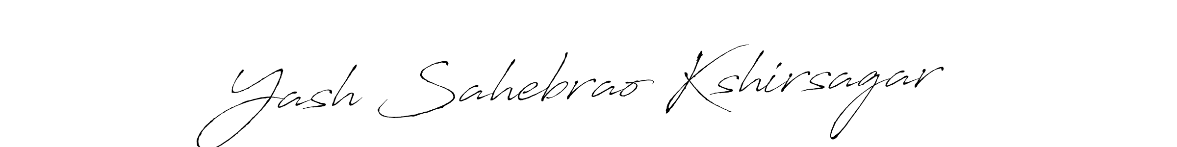 The best way (Antro_Vectra) to make a short signature is to pick only two or three words in your name. The name Yash Sahebrao Kshirsagar include a total of six letters. For converting this name. Yash Sahebrao Kshirsagar signature style 6 images and pictures png