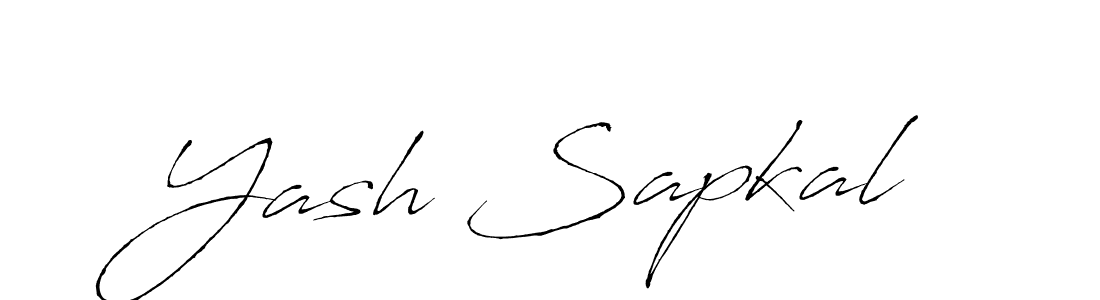 Antro_Vectra is a professional signature style that is perfect for those who want to add a touch of class to their signature. It is also a great choice for those who want to make their signature more unique. Get Yash Sapkal name to fancy signature for free. Yash Sapkal signature style 6 images and pictures png