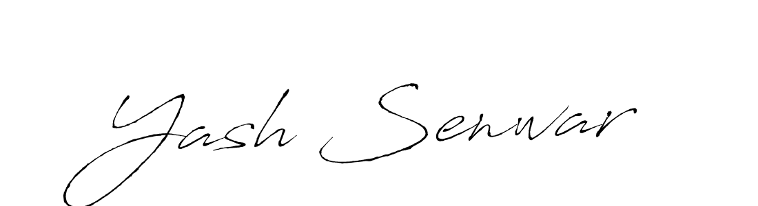 How to make Yash Senwar signature? Antro_Vectra is a professional autograph style. Create handwritten signature for Yash Senwar name. Yash Senwar signature style 6 images and pictures png