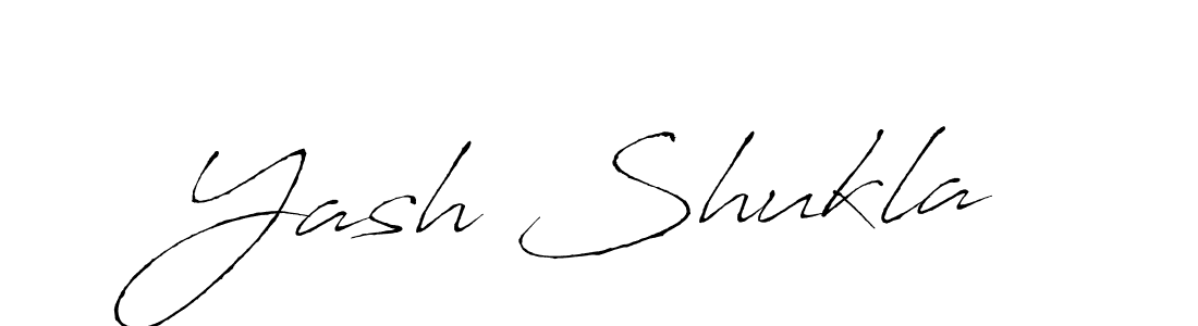 Design your own signature with our free online signature maker. With this signature software, you can create a handwritten (Antro_Vectra) signature for name Yash Shukla. Yash Shukla signature style 6 images and pictures png