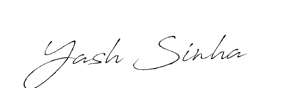 How to make Yash Sinha name signature. Use Antro_Vectra style for creating short signs online. This is the latest handwritten sign. Yash Sinha signature style 6 images and pictures png