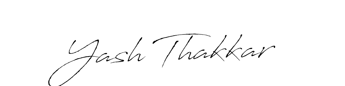 Similarly Antro_Vectra is the best handwritten signature design. Signature creator online .You can use it as an online autograph creator for name Yash Thakkar. Yash Thakkar signature style 6 images and pictures png