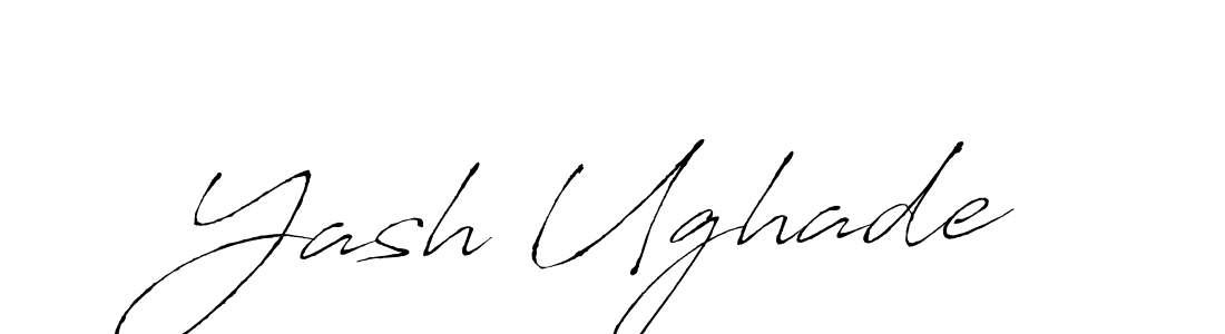 Also You can easily find your signature by using the search form. We will create Yash Ughade name handwritten signature images for you free of cost using Antro_Vectra sign style. Yash Ughade signature style 6 images and pictures png