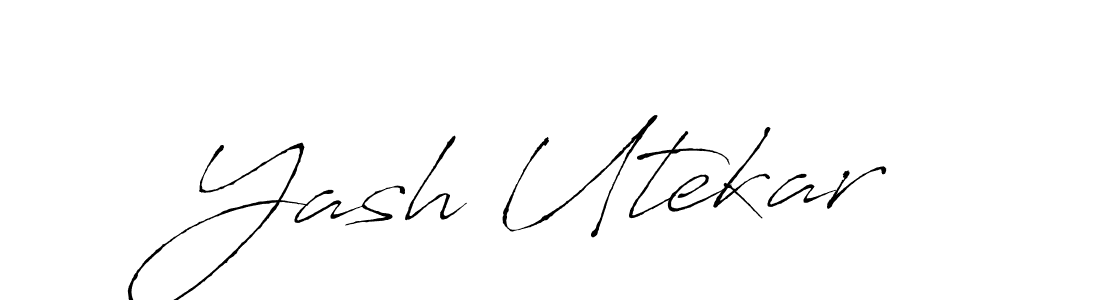 if you are searching for the best signature style for your name Yash Utekar. so please give up your signature search. here we have designed multiple signature styles  using Antro_Vectra. Yash Utekar signature style 6 images and pictures png