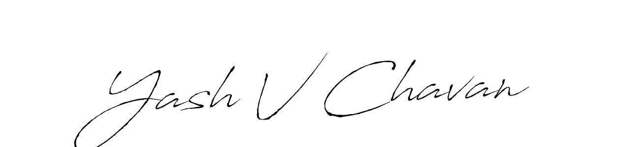 This is the best signature style for the Yash V Chavan name. Also you like these signature font (Antro_Vectra). Mix name signature. Yash V Chavan signature style 6 images and pictures png