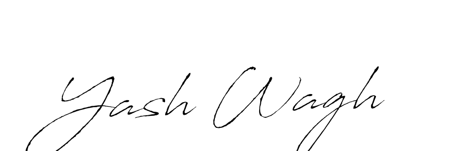 The best way (Antro_Vectra) to make a short signature is to pick only two or three words in your name. The name Yash Wagh include a total of six letters. For converting this name. Yash Wagh signature style 6 images and pictures png