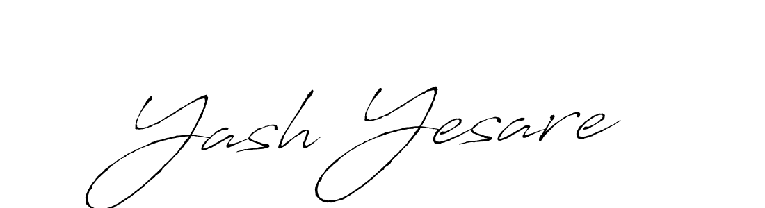 Create a beautiful signature design for name Yash Yesare. With this signature (Antro_Vectra) fonts, you can make a handwritten signature for free. Yash Yesare signature style 6 images and pictures png