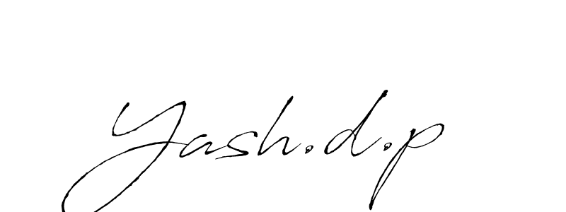 Use a signature maker to create a handwritten signature online. With this signature software, you can design (Antro_Vectra) your own signature for name Yash.d.p. Yash.d.p signature style 6 images and pictures png