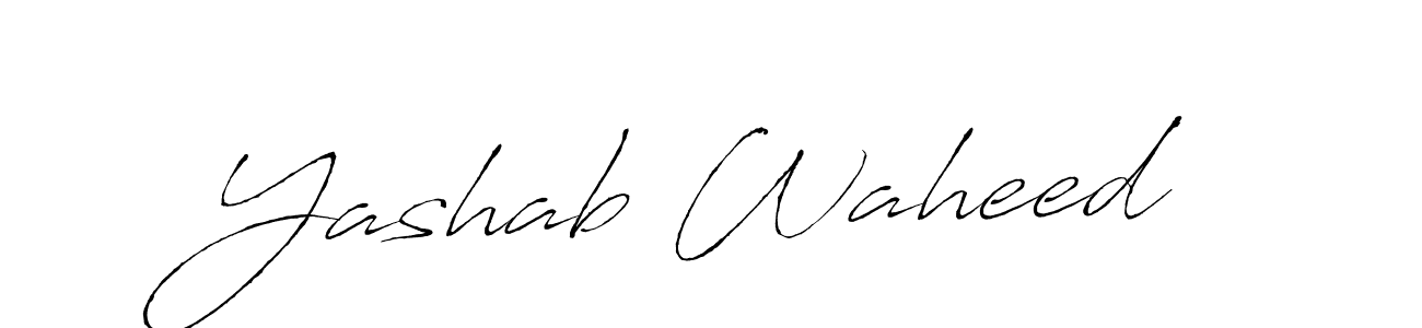 Antro_Vectra is a professional signature style that is perfect for those who want to add a touch of class to their signature. It is also a great choice for those who want to make their signature more unique. Get Yashab Waheed name to fancy signature for free. Yashab Waheed signature style 6 images and pictures png