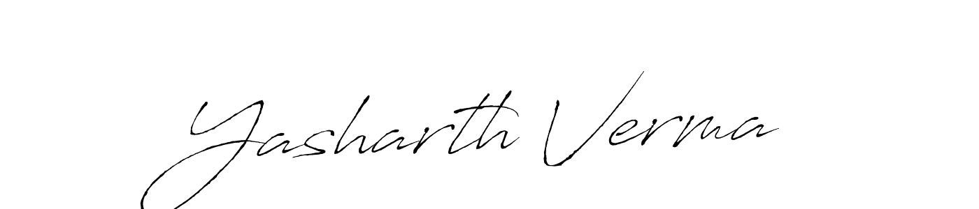 How to make Yasharth Verma signature? Antro_Vectra is a professional autograph style. Create handwritten signature for Yasharth Verma name. Yasharth Verma signature style 6 images and pictures png