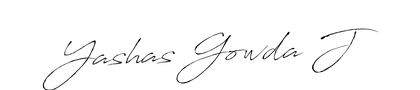 The best way (Antro_Vectra) to make a short signature is to pick only two or three words in your name. The name Yashas Gowda J include a total of six letters. For converting this name. Yashas Gowda J signature style 6 images and pictures png