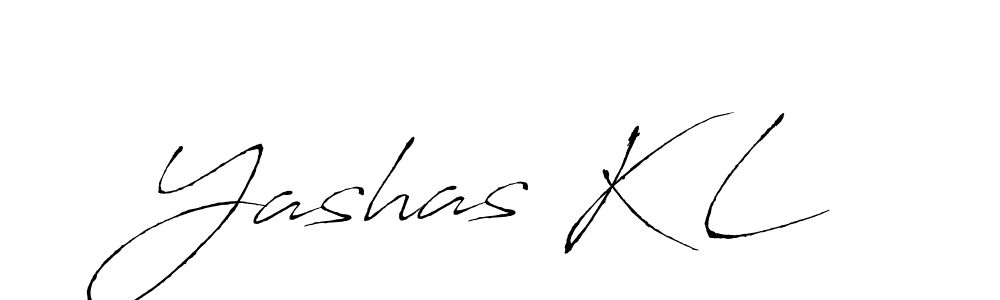 The best way (Antro_Vectra) to make a short signature is to pick only two or three words in your name. The name Yashas K L include a total of six letters. For converting this name. Yashas K L signature style 6 images and pictures png