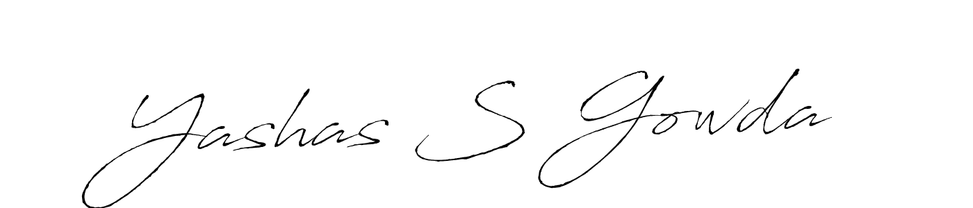 This is the best signature style for the Yashas S Gowda name. Also you like these signature font (Antro_Vectra). Mix name signature. Yashas S Gowda signature style 6 images and pictures png