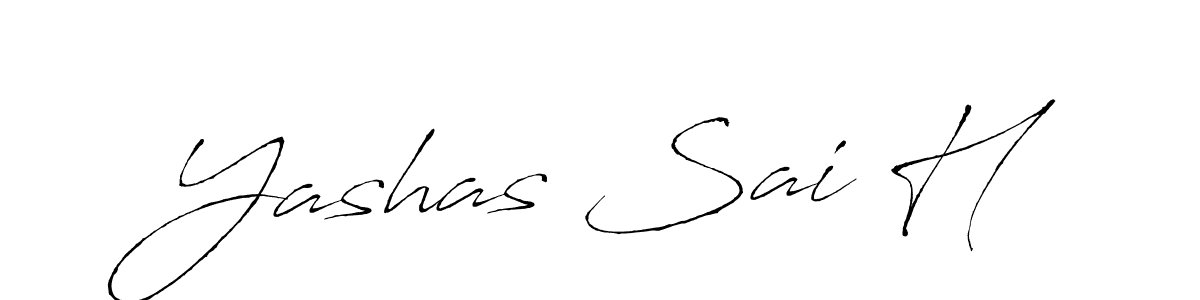 Here are the top 10 professional signature styles for the name Yashas Sai H. These are the best autograph styles you can use for your name. Yashas Sai H signature style 6 images and pictures png