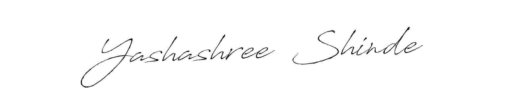 Make a beautiful signature design for name Yashashree  Shinde. With this signature (Antro_Vectra) style, you can create a handwritten signature for free. Yashashree  Shinde signature style 6 images and pictures png