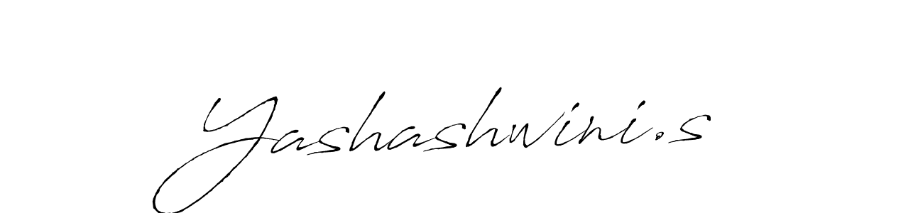 Design your own signature with our free online signature maker. With this signature software, you can create a handwritten (Antro_Vectra) signature for name Yashashwini.s. Yashashwini.s signature style 6 images and pictures png