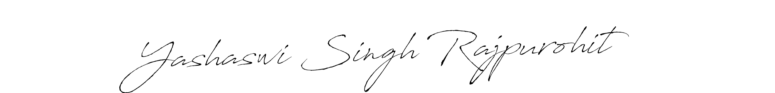 Design your own signature with our free online signature maker. With this signature software, you can create a handwritten (Antro_Vectra) signature for name Yashaswi Singh Rajpurohit. Yashaswi Singh Rajpurohit signature style 6 images and pictures png