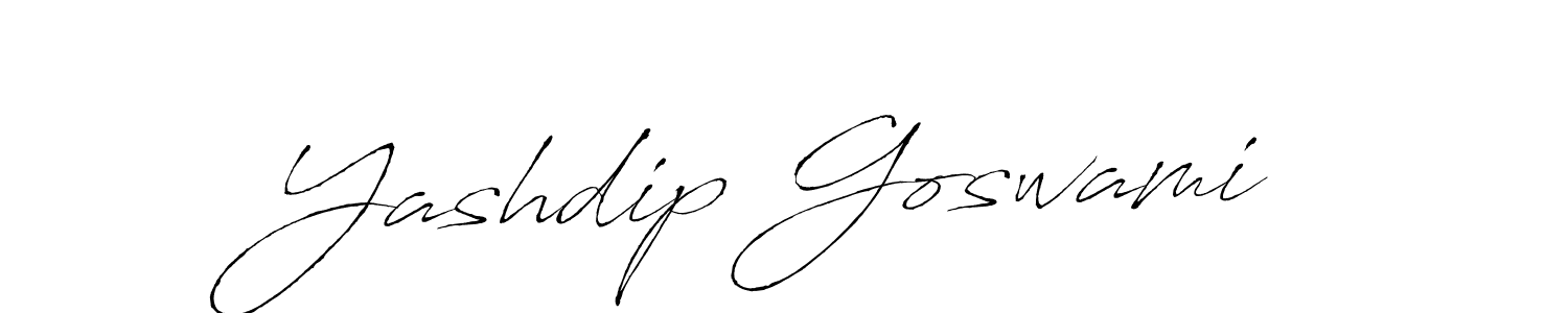 It looks lik you need a new signature style for name Yashdip Goswami. Design unique handwritten (Antro_Vectra) signature with our free signature maker in just a few clicks. Yashdip Goswami signature style 6 images and pictures png